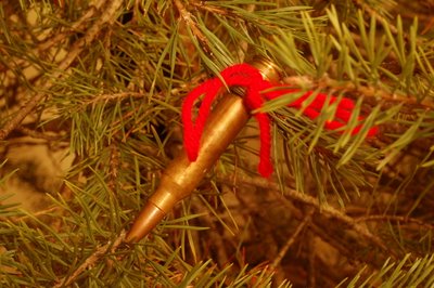 Cartridge in a bare tree
