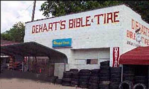 Redneck Super store - Bible and tire store