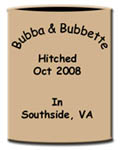 Southside Bubba Wedding Koozie