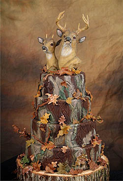 Redneck Wedding Cake Buck & Doe