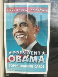 Topps Trading Cards - Barack Obama Poster