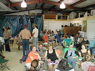 Harvest party crowd