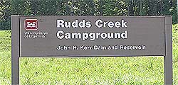 Rudds Creek Sign