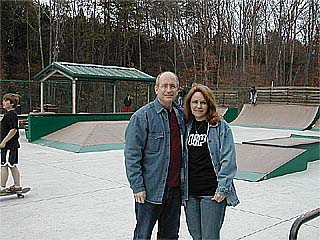 Terry & Denise Wyatt at Park - Day of interview